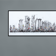 Load image into Gallery viewer, Doha Skyline in White