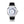 Load image into Gallery viewer, &quot;Doha Spiral&quot; Unisex Designer Stainless Steel Watch with Leather Band (white/black)

